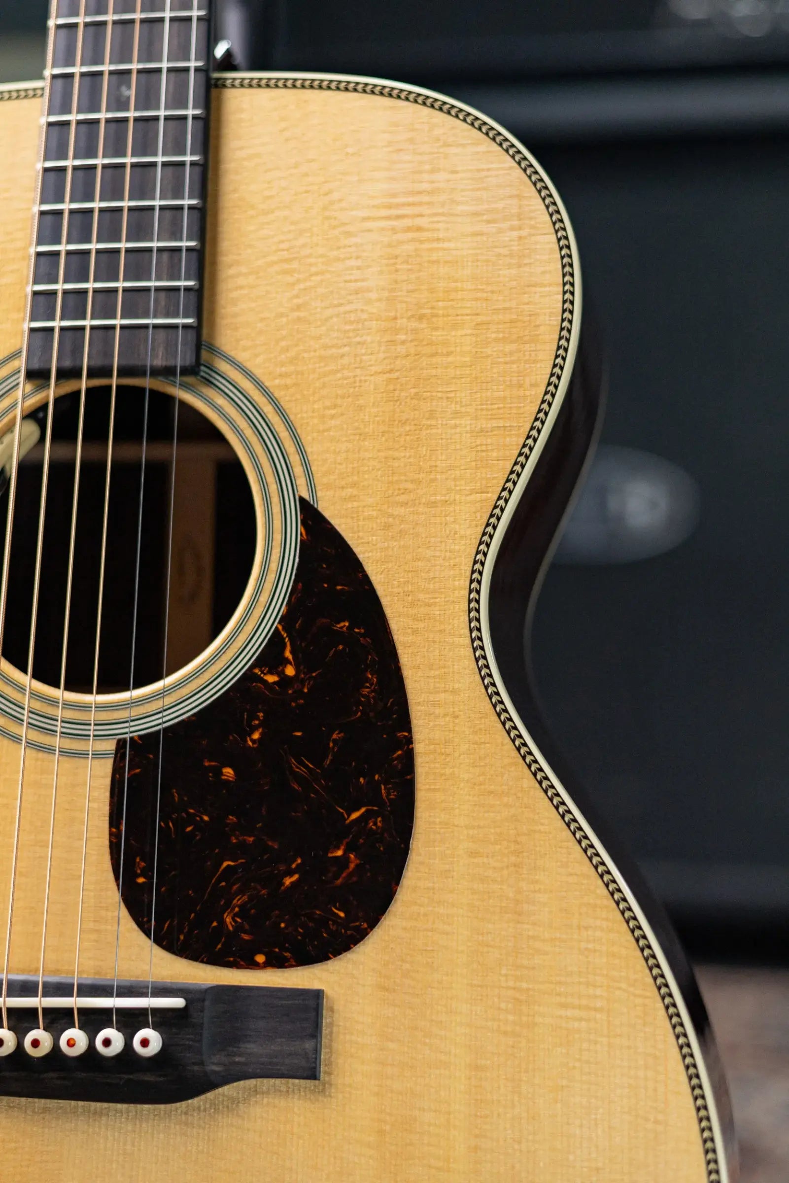 Martin OM-28E Standard Series Acoustic/Electric Guitar with Hardshell Case