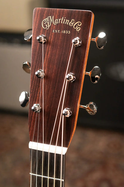 Martin OM-28 1935 Sunburst Left-Handed Acoustic Guitar with Hardshell Case