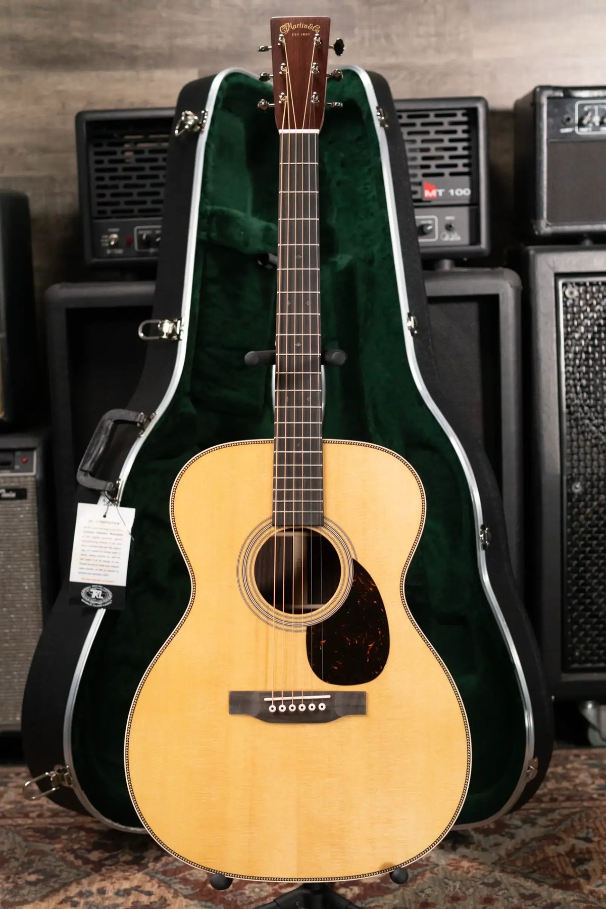 Martin OM-28 Standard Series Acoustic Guitar with Hardshell Case