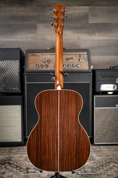 Martin OM-28 Standard Series Left-Hand Acoustic Guitar - 1935 Sunburst with Hardshell Case