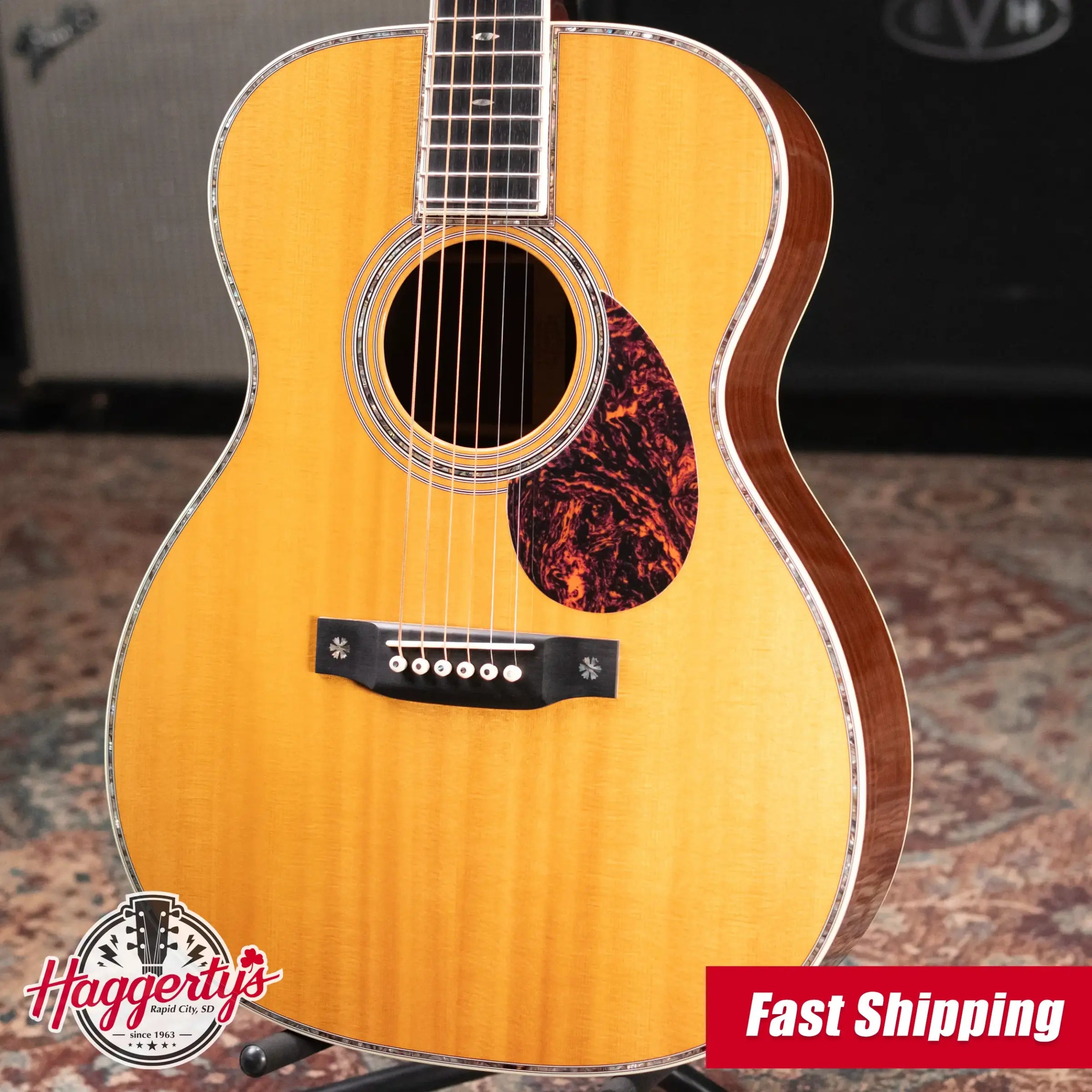 Martin OM-42 Acoustic Guitar with Hardshell Case - Used