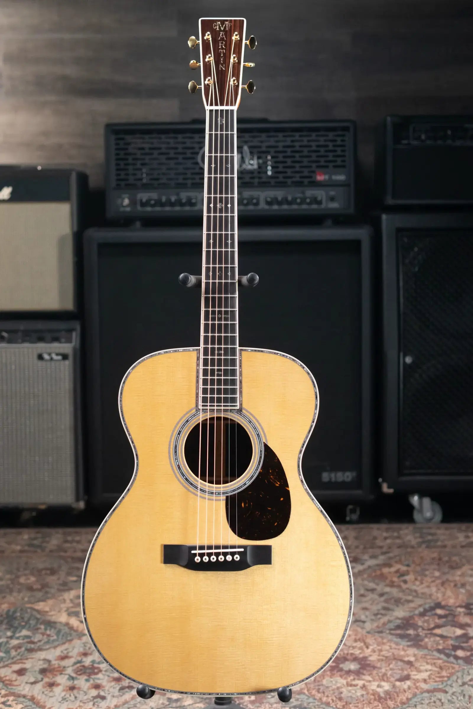 Martin OM-42 Standard Series Acoustic Guitar with Hardshell Case