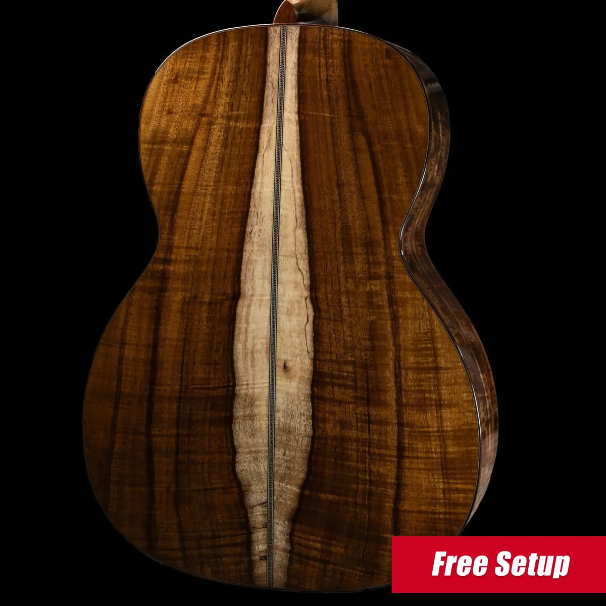 Martin O'ahu K-42 Hibiscus Acoustic Guitar - Dark Toasted Burst with Hardshell Case