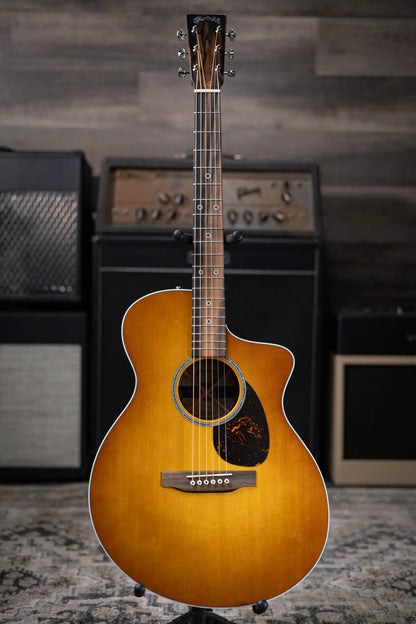Martin Road Series SC-13E Modern Acoustic/Electric Guitar - Mezcal Burst with Gig Bag
