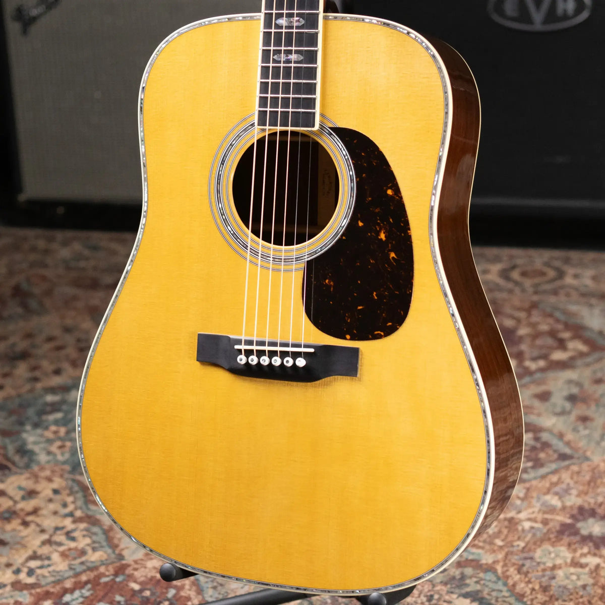 Martin Standard D-41 Acoustic-Electric Guitar, Natural with Hardshell Case - Used