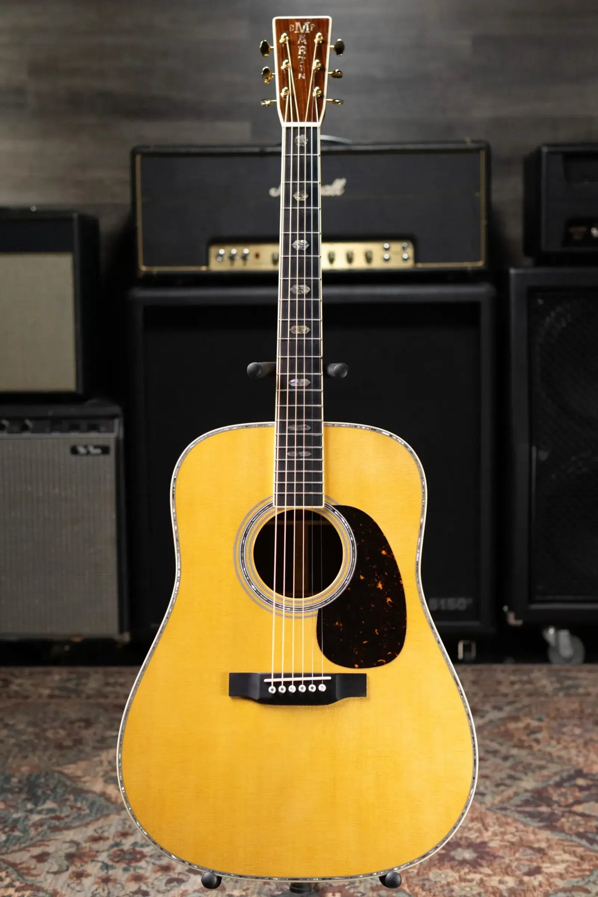 Martin Standard D-41 Acoustic-Electric Guitar, Natural with Hardshell Case - Used