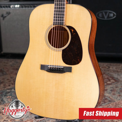 Martin Super D-18 Acoustic Guitar - Natural with Hardshell Case
