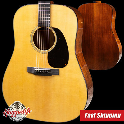 Martin Super D-18 Acoustic Guitar - Natural with Hardshell Case