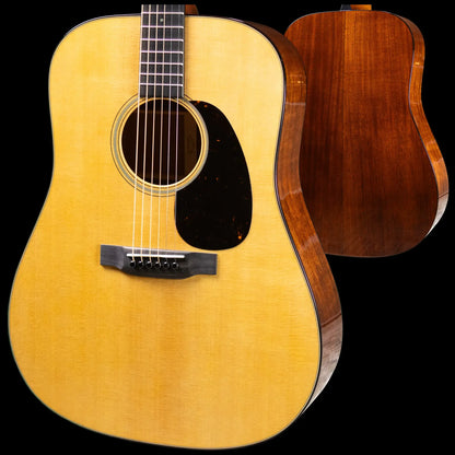 Martin Super D-18 Acoustic Guitar - Natural with Hardshell Case