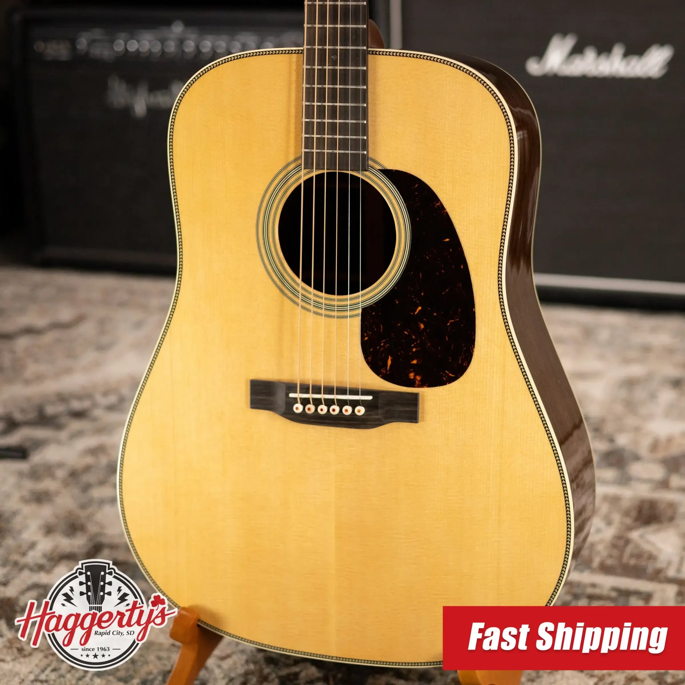 Martin Super HD-28 Acoustic Guitar - Natural with Hardshell Case - Used