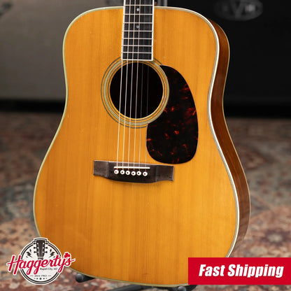 Martin Vintage 1965 D-35 Dreadnought Brazilian Rosewood/Spruce Acoustic Guitar with Hardshell Case - Used