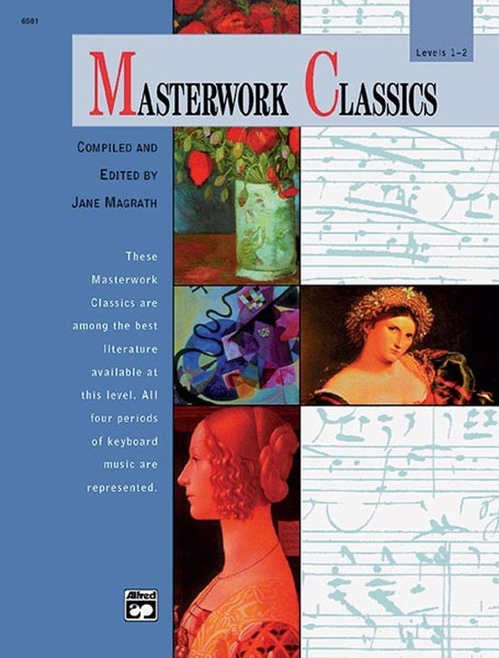 Masterwork Classics Levels 1-2 with CD Book, Alfred Publishing
