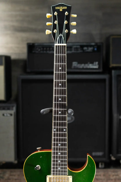 Maybach Convair Masterbuilt Electric Guitar - Aged British Racing Green with Hardshell Case