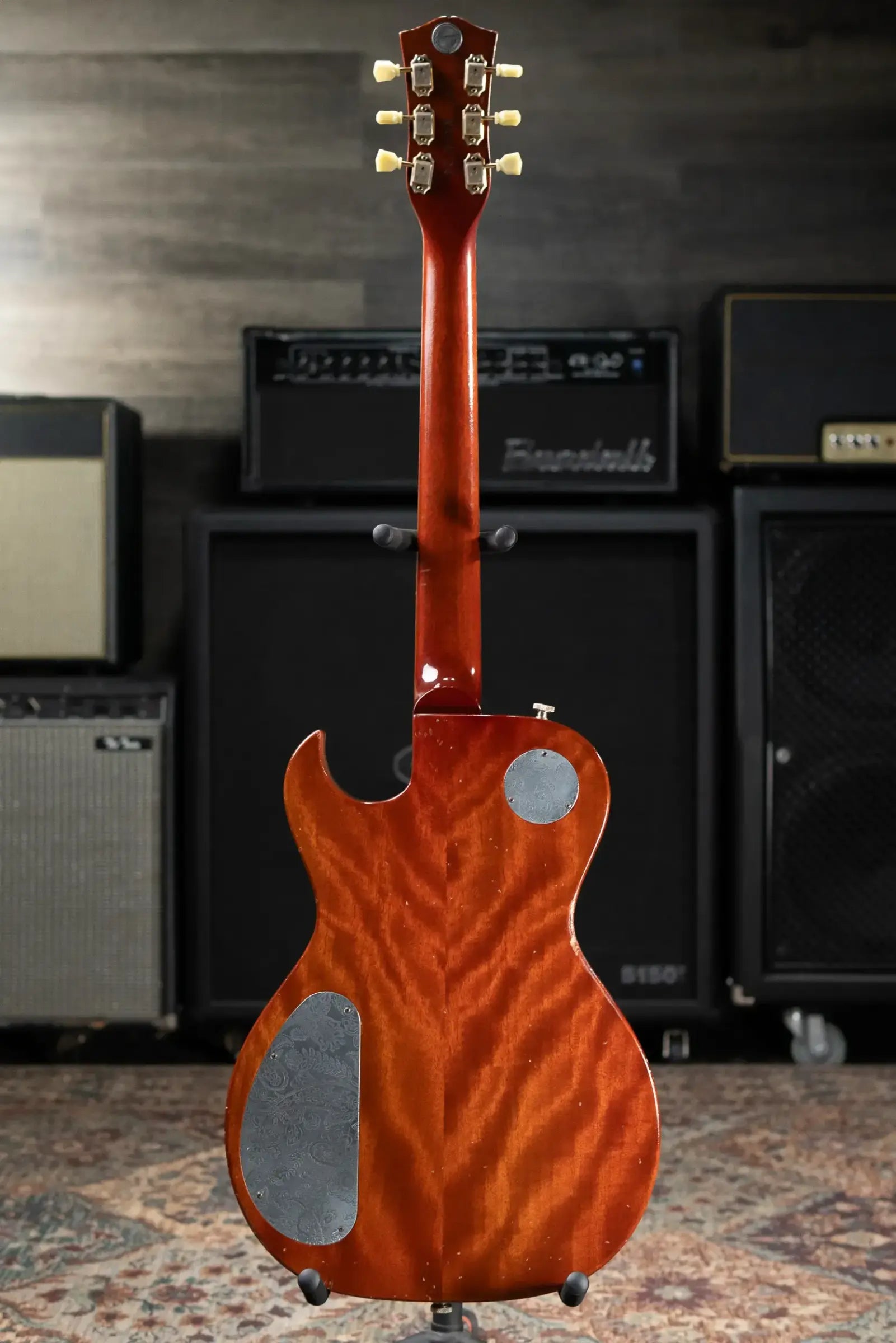Maybach Convair Masterbuilt Electric Guitar - Aged British Racing Green with Hardshell Case