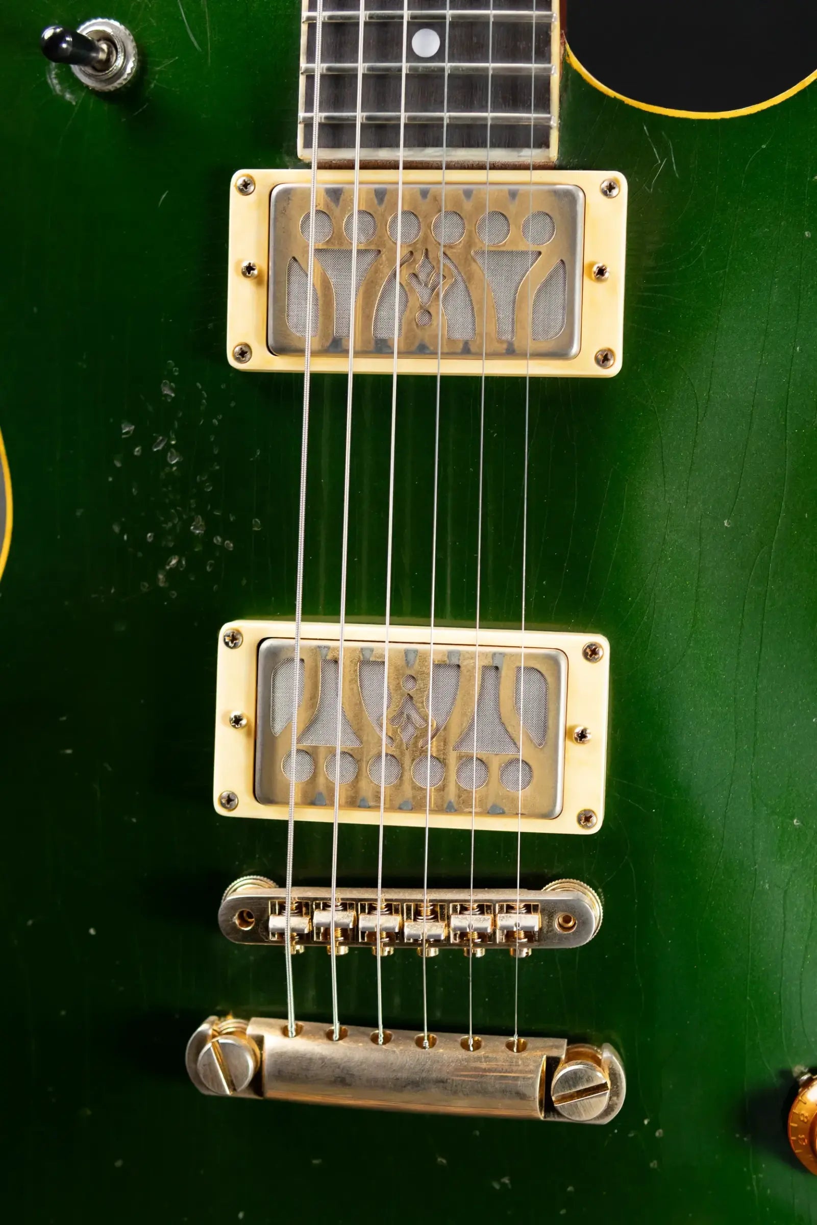 Maybach Convair Masterbuilt Electric Guitar - Aged British Racing Green with Hardshell Case