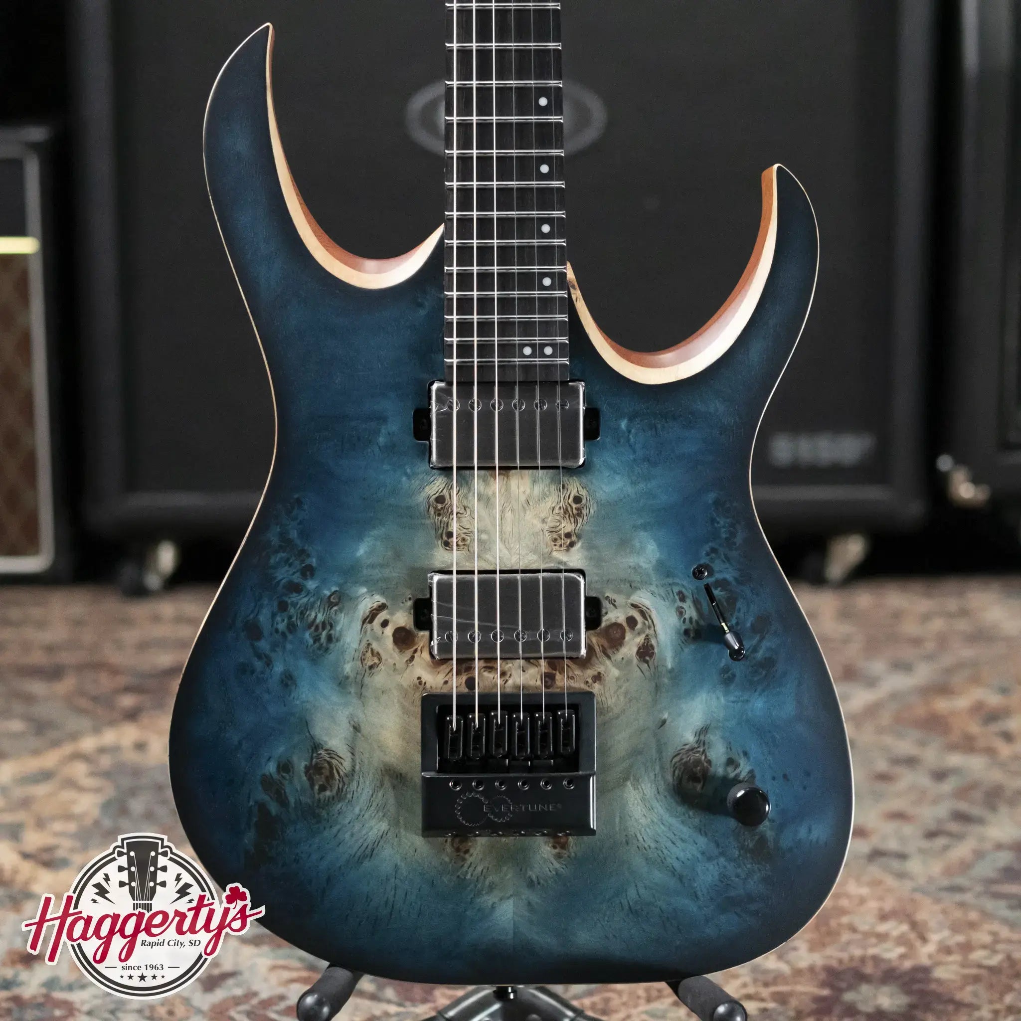 Mayones Duvell Elite 4Ever 6 Electric Guitar - Turquoise Iris