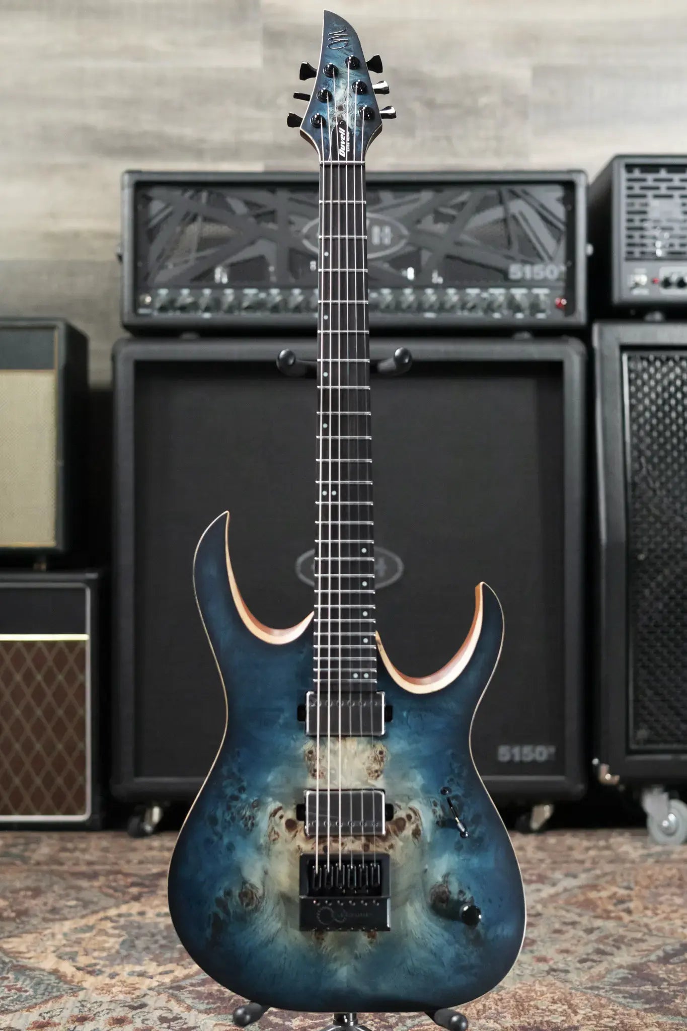 Mayones Duvell Elite 4Ever 6 Electric Guitar - Turquoise Iris