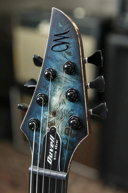 Mayones Duvell Elite 4Ever 6 Electric Guitar - Turquoise Iris