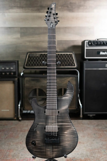 Mayones Regius 4Ever 7 Left Handed Electric Guitar - Antique Black