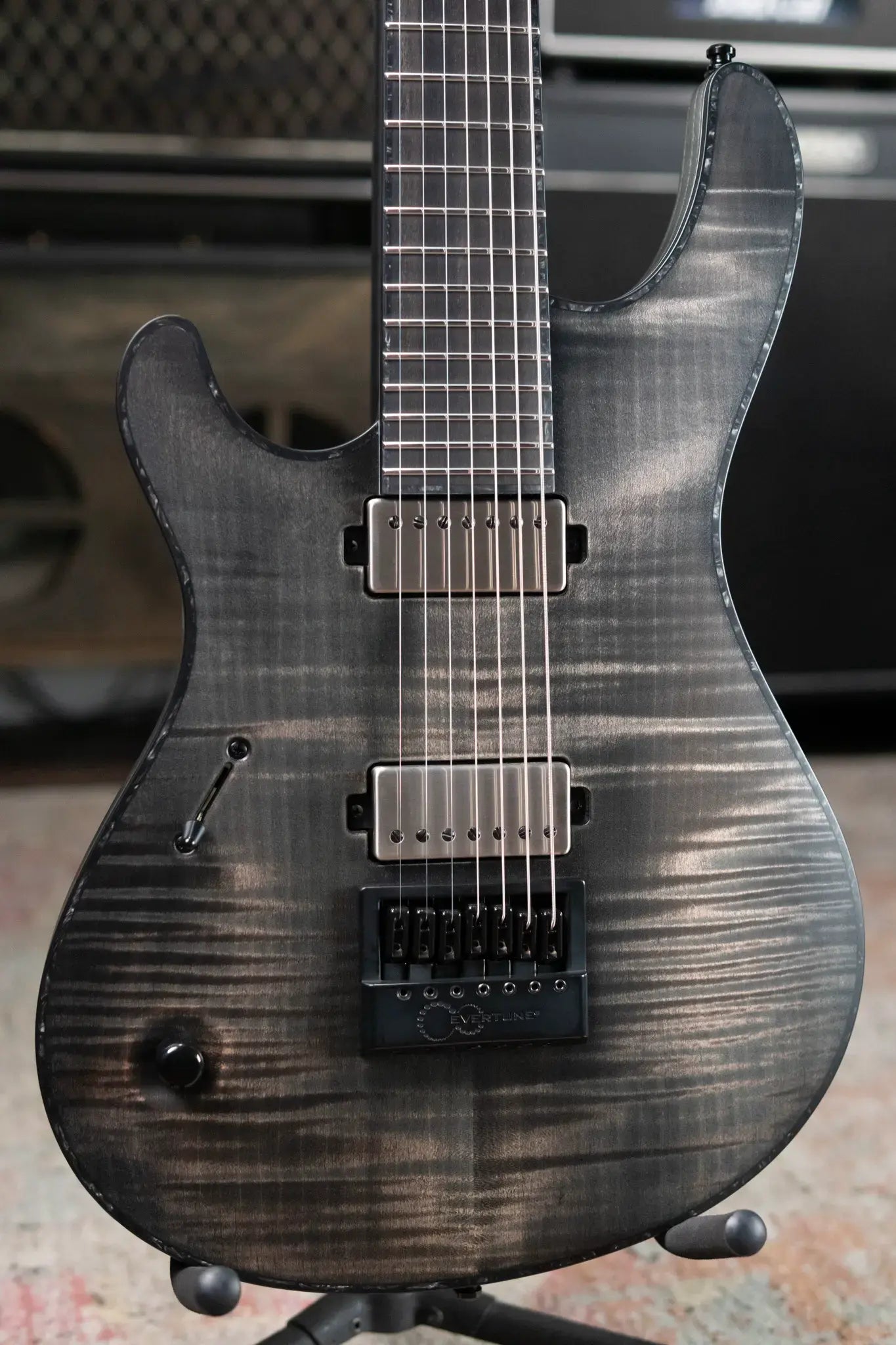 Mayones Regius 4Ever 7 Left Handed Electric Guitar - Antique Black