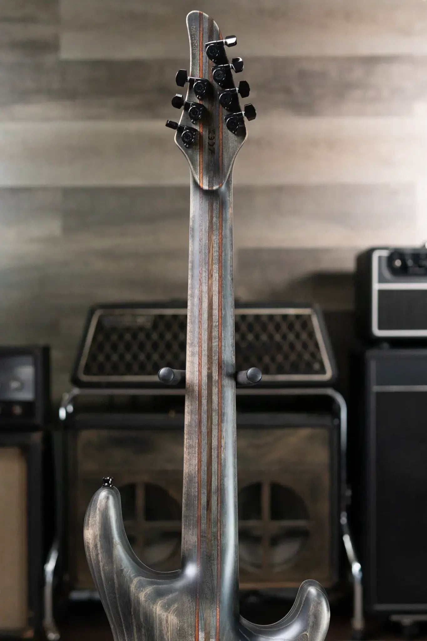 Mayones Regius 4Ever 7 Left Handed Electric Guitar - Antique Black