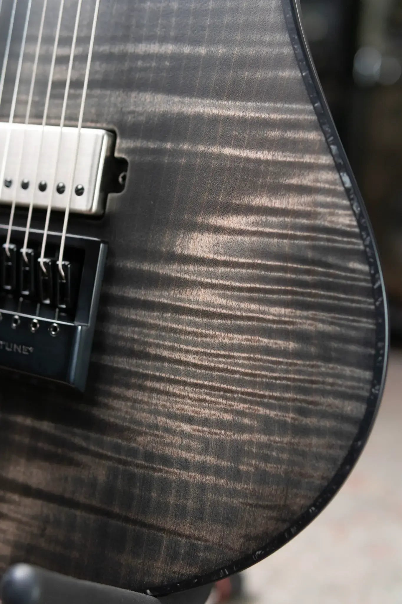 Mayones Regius 4Ever 7 Left Handed Electric Guitar - Antique Black