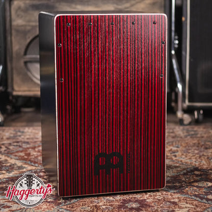 Meinl Backbeat Bass Cajon Crimson Stripe