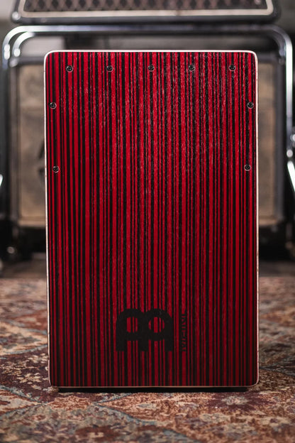 Meinl Backbeat Bass Cajon Crimson Stripe