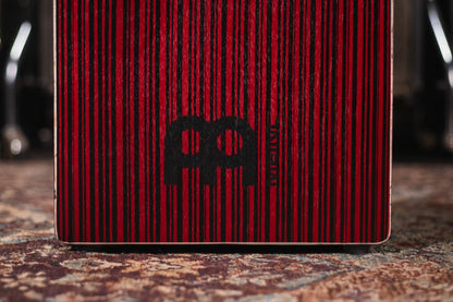 Meinl Backbeat Bass Cajon Crimson Stripe