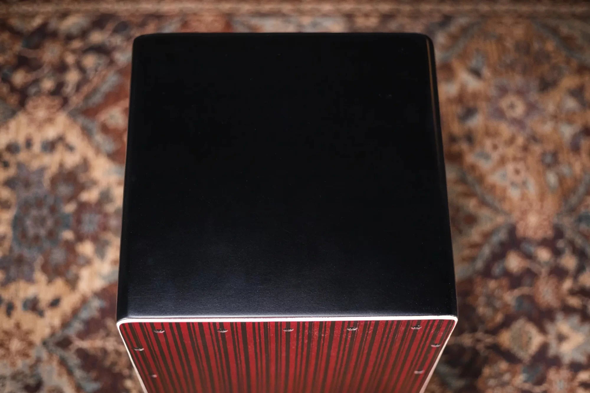 Meinl Backbeat Bass Cajon Crimson Stripe haggertys 4