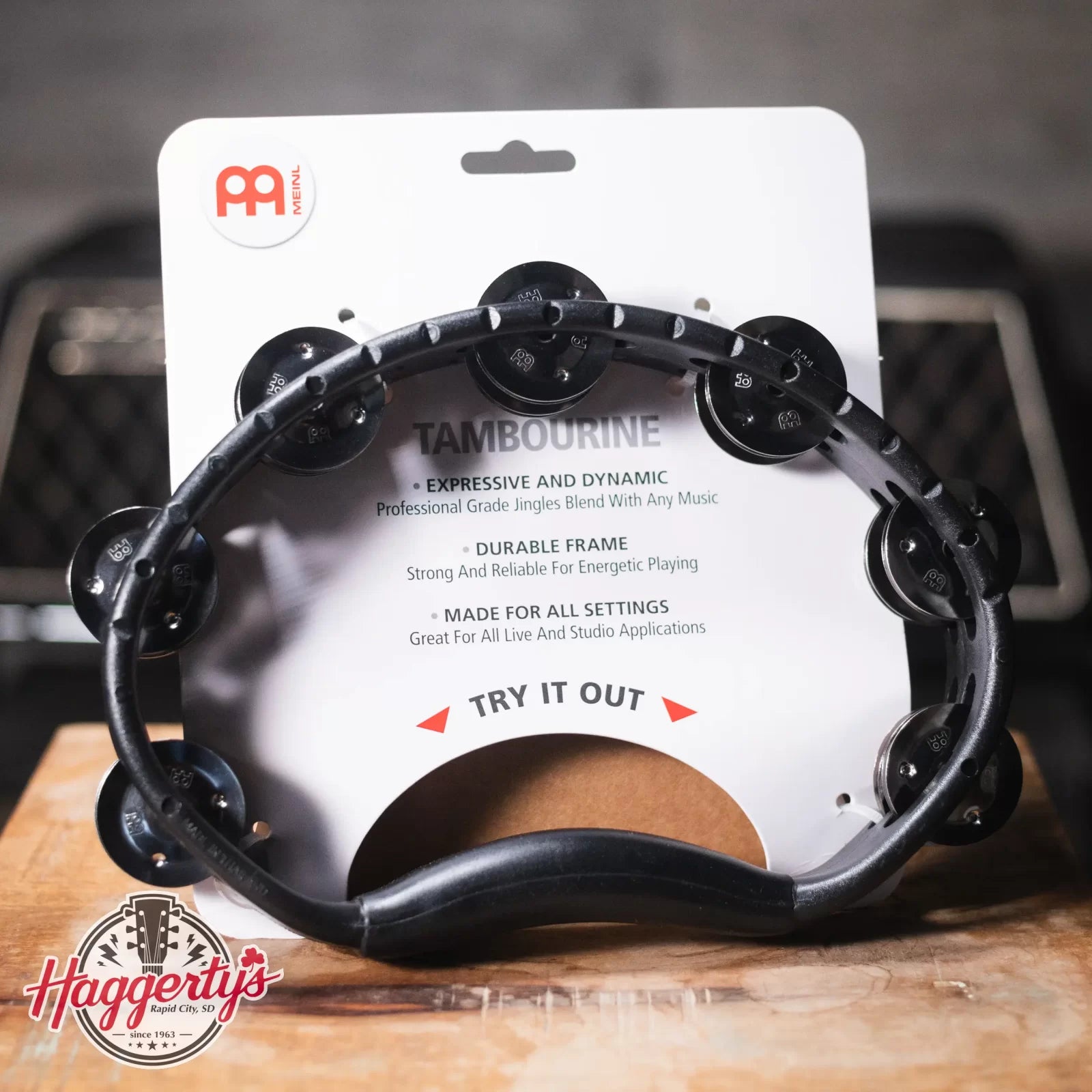Meinl Headliner Hand-Held ABS Tambourine with Steel Jingles