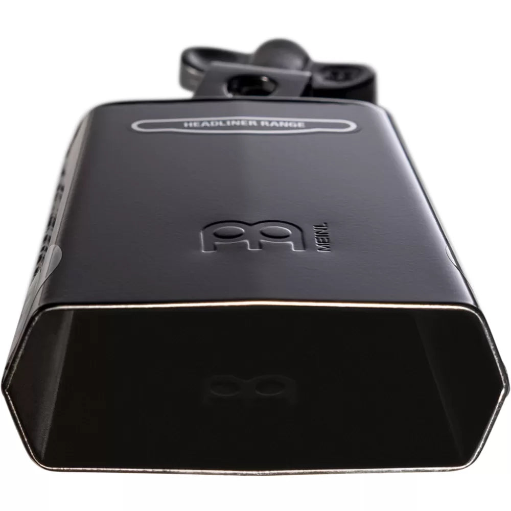 Meinl Percussion 5" Headliner® Series Cowbell, Black powder coated steel, Cha Cha Cowbell