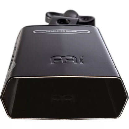 Meinl Percussion 5" Headliner® Series Cowbell, Black powder coated steel, Cha Cha Cowbell