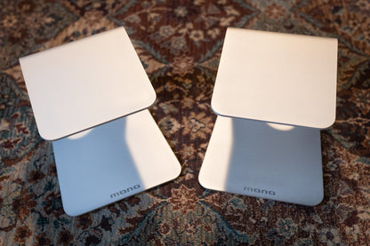 Mono Studio Monitor Stands Silver - Floor Model