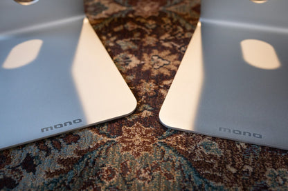 Mono Studio Monitor Stands Silver - Floor Model