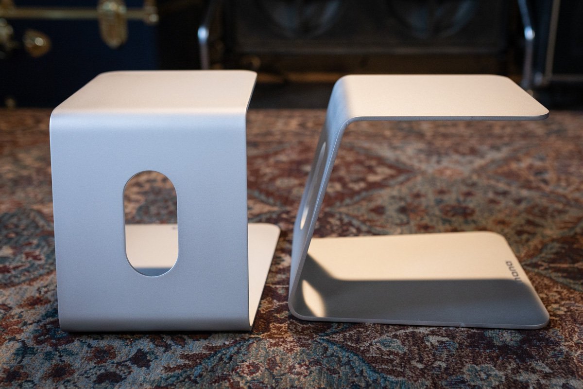 Mono Studio Monitor Stands Silver - Floor Model
