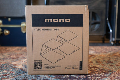 Mono Studio Monitor Stands Silver - Floor Model
