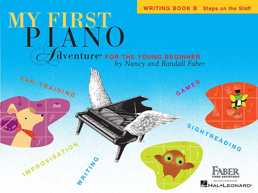 My First Piano Adventure - Writing Book B - Steps on the Staff