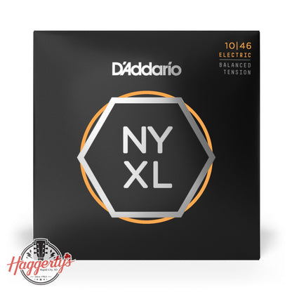 D'Addario NYXL1046BT Nickel Wound Electric Guitar Strings, Balanced Tension, 10-46