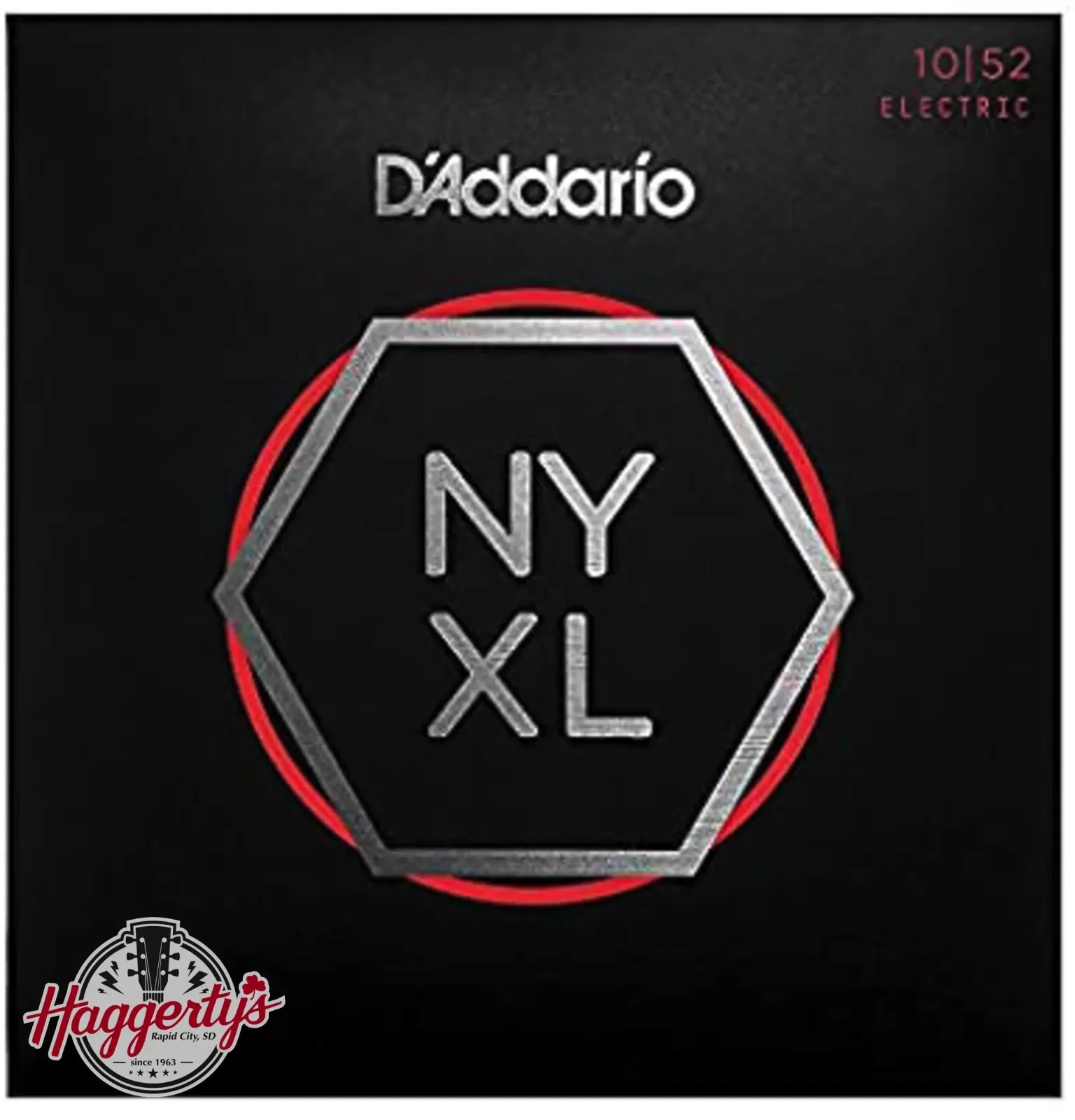 D'Addario NYXL1052 Nickel Wound Electric Guitar Strings 10-52