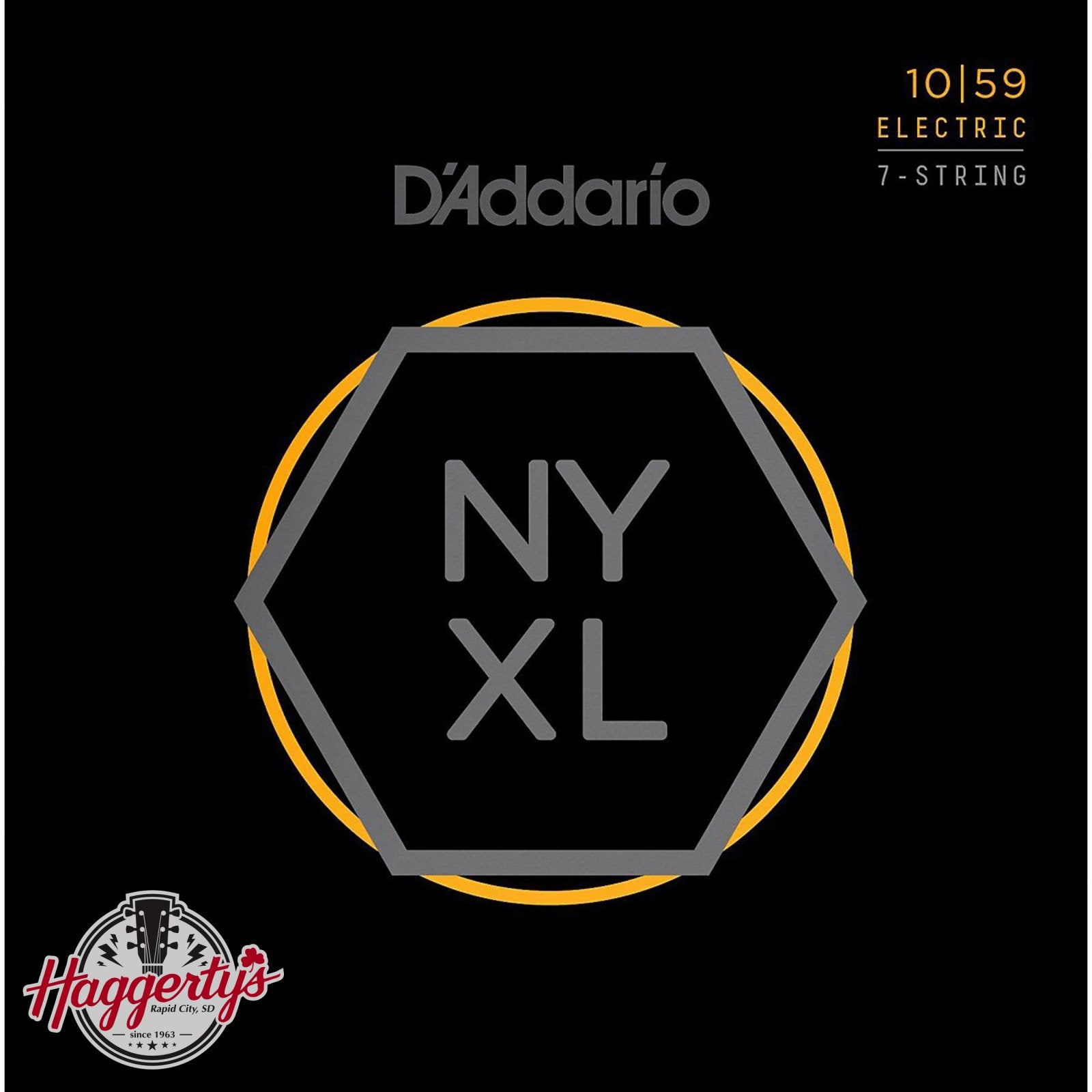 D'Addario NYXL1059 7-String Electric Guitar Strings 10-59