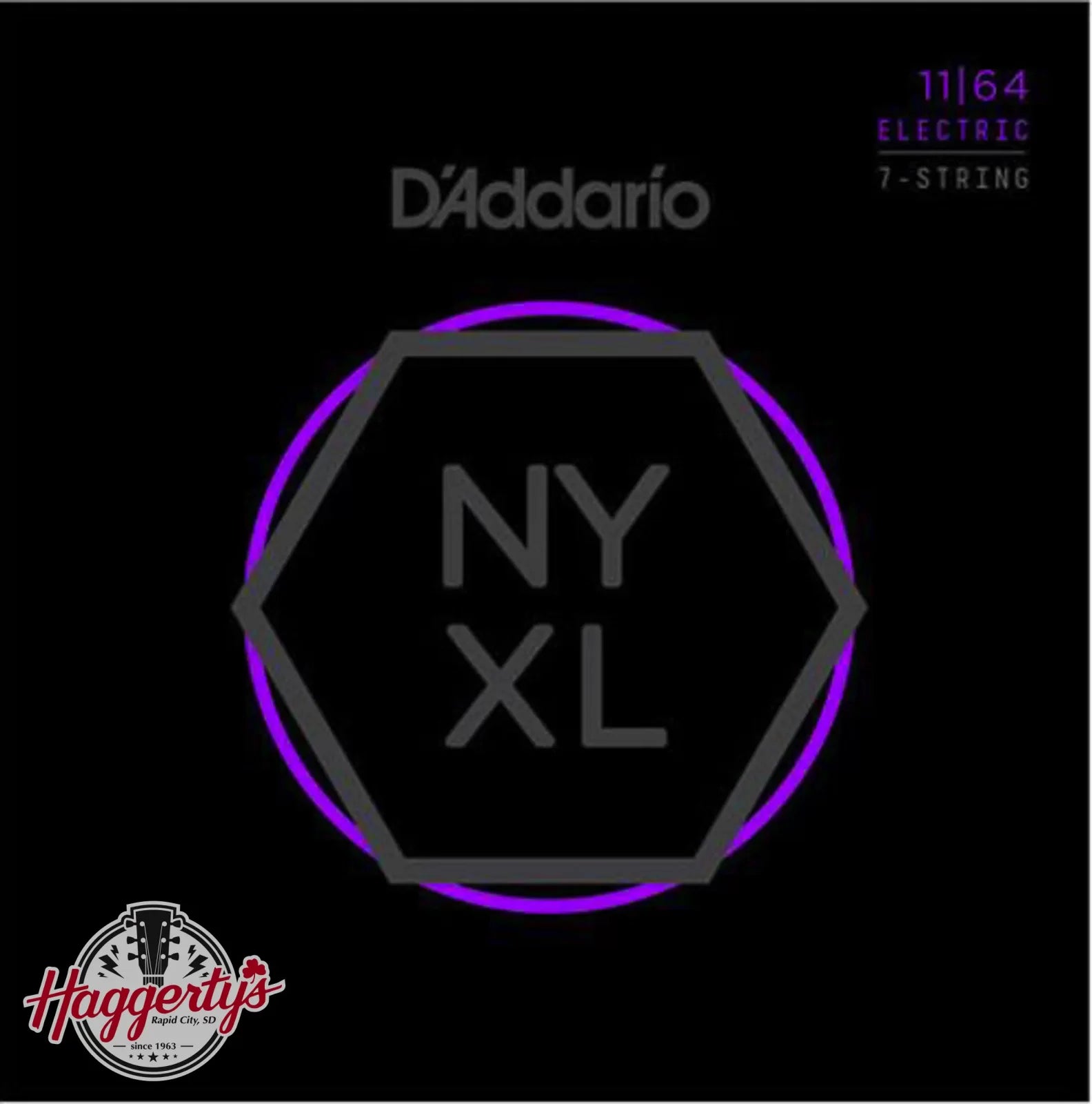 D'Addario NYXL1164 7-String Guitar Set