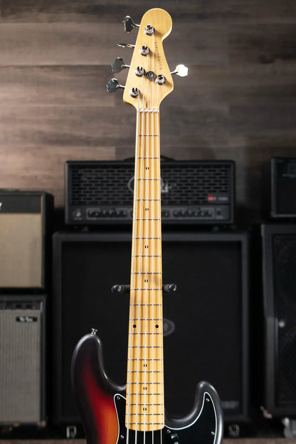 Nash JB-5 5-String Jazz Bass - 3-Tone Burst with Hardshell Case