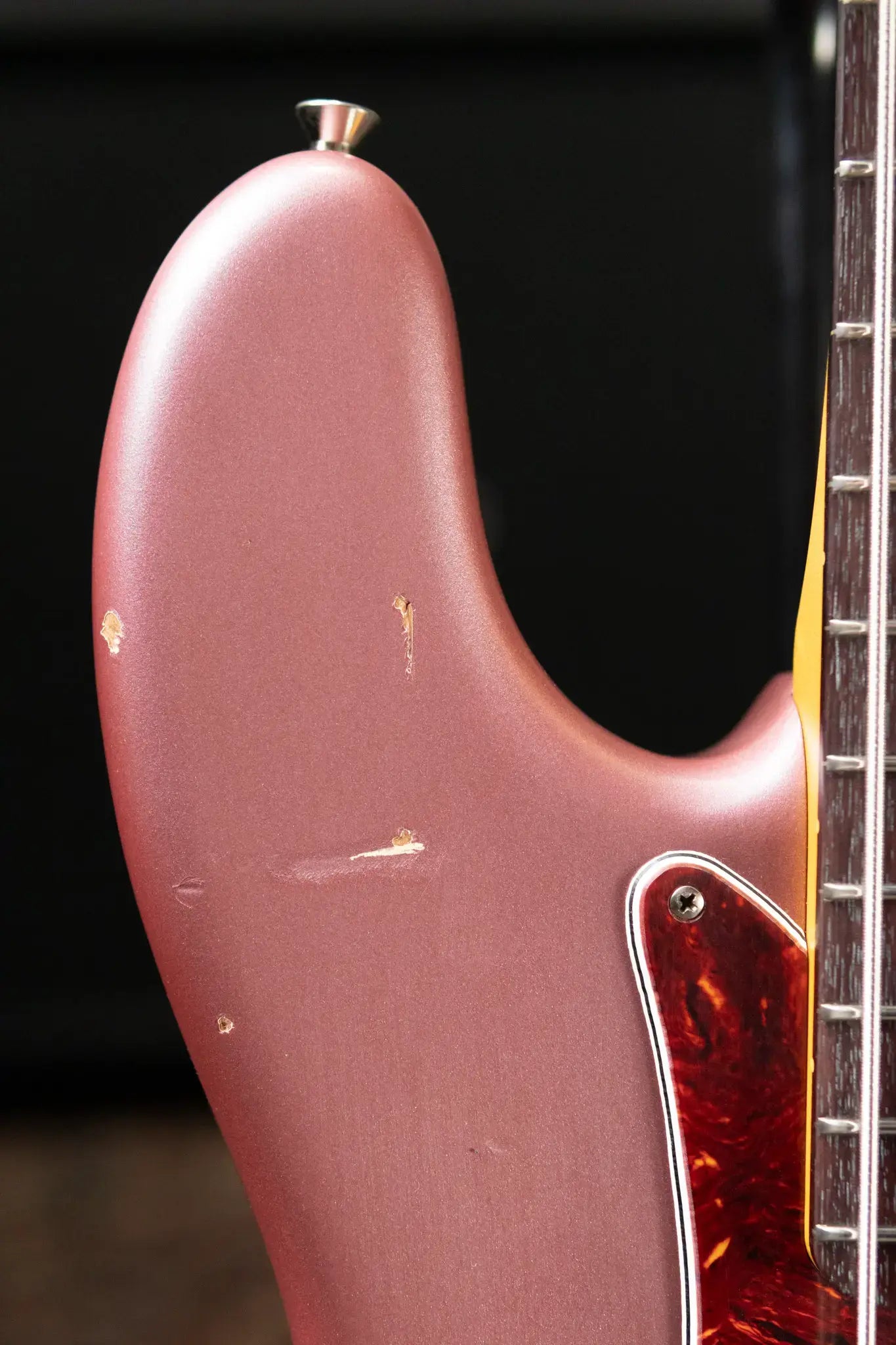Nash JB-63 Jazz Bass - Burgundy Mist with Hardshell Case