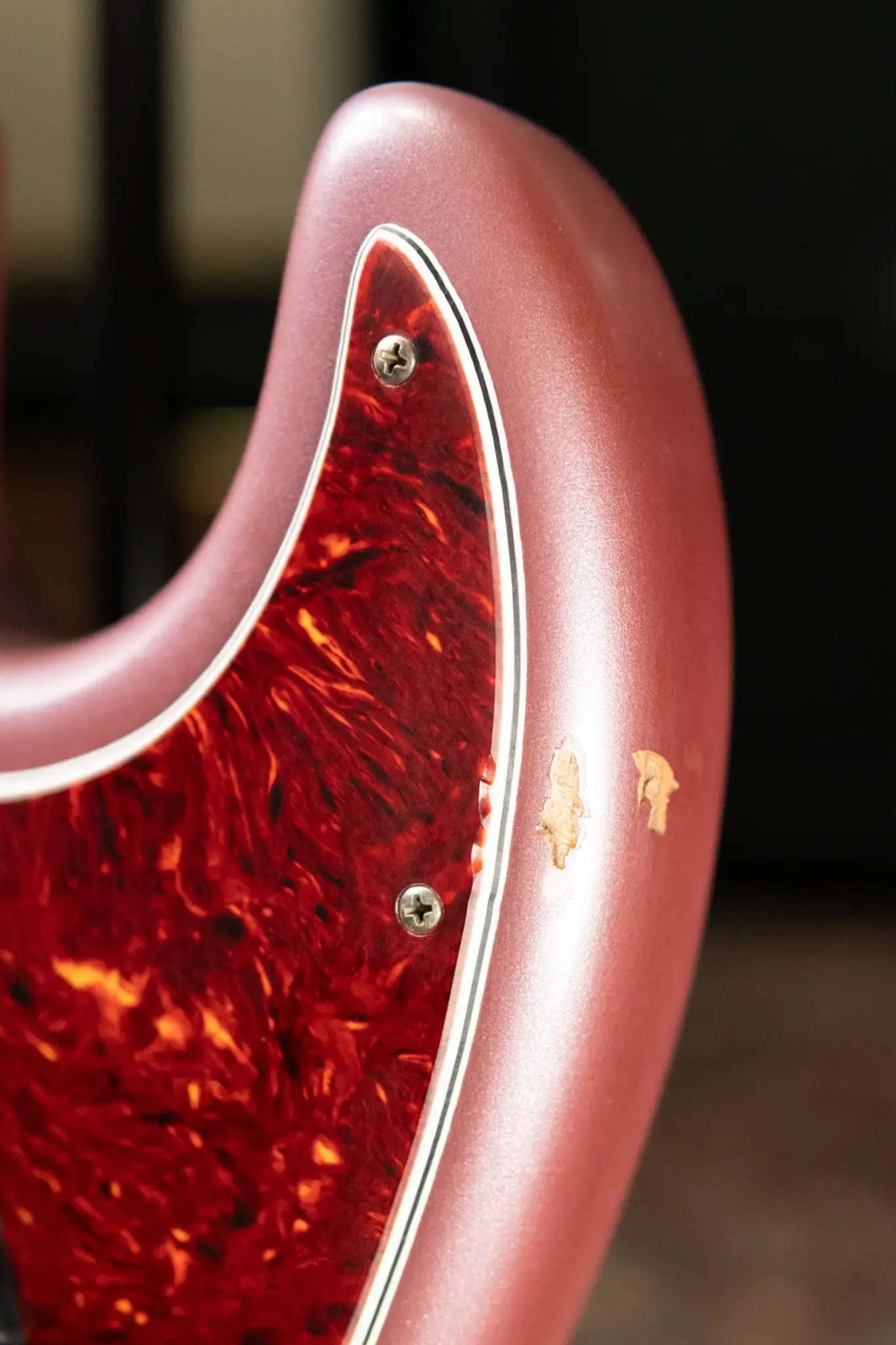 Nash JB-63 Jazz Bass - Burgundy Mist with Hardshell Case
