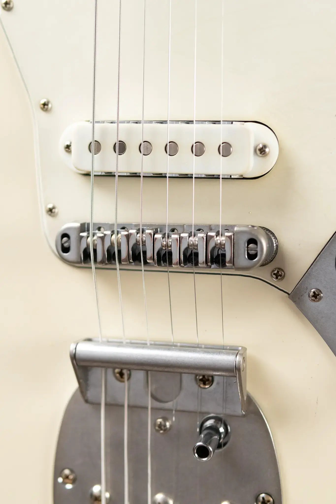 Nash JG-63 Electric Guitar - Olympic White over 3-Tone Burst with Hardshell Case
