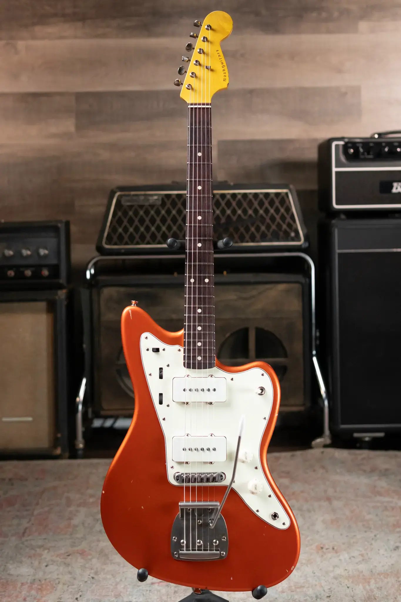 Nash JM 63 Electric Guitar Candy Tangerine with Hardshell Case 6781397e6c4fb