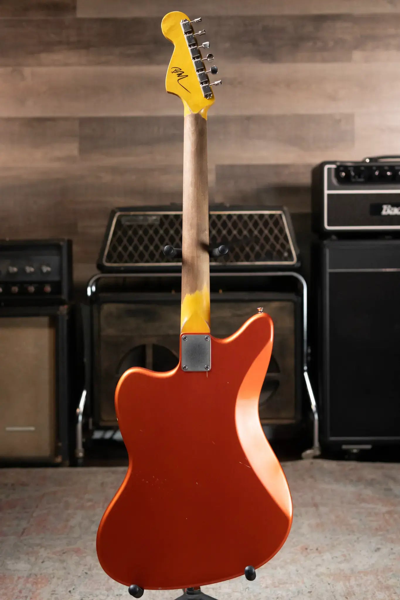 Nash JM 63 Electric Guitar Candy Tangerine with Hardshell Case 67813981e64f1