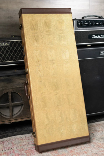 Nash JM-63 Electric Guitar - Fiesta Red over 3-Tone Burst with Hardshell Case