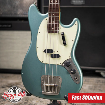 Nash MB-63 Mustang Bass - Teal Green Metallic with Hardshell Case